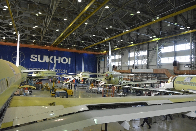 Sukhoi Superjet 100 , сборочный цех